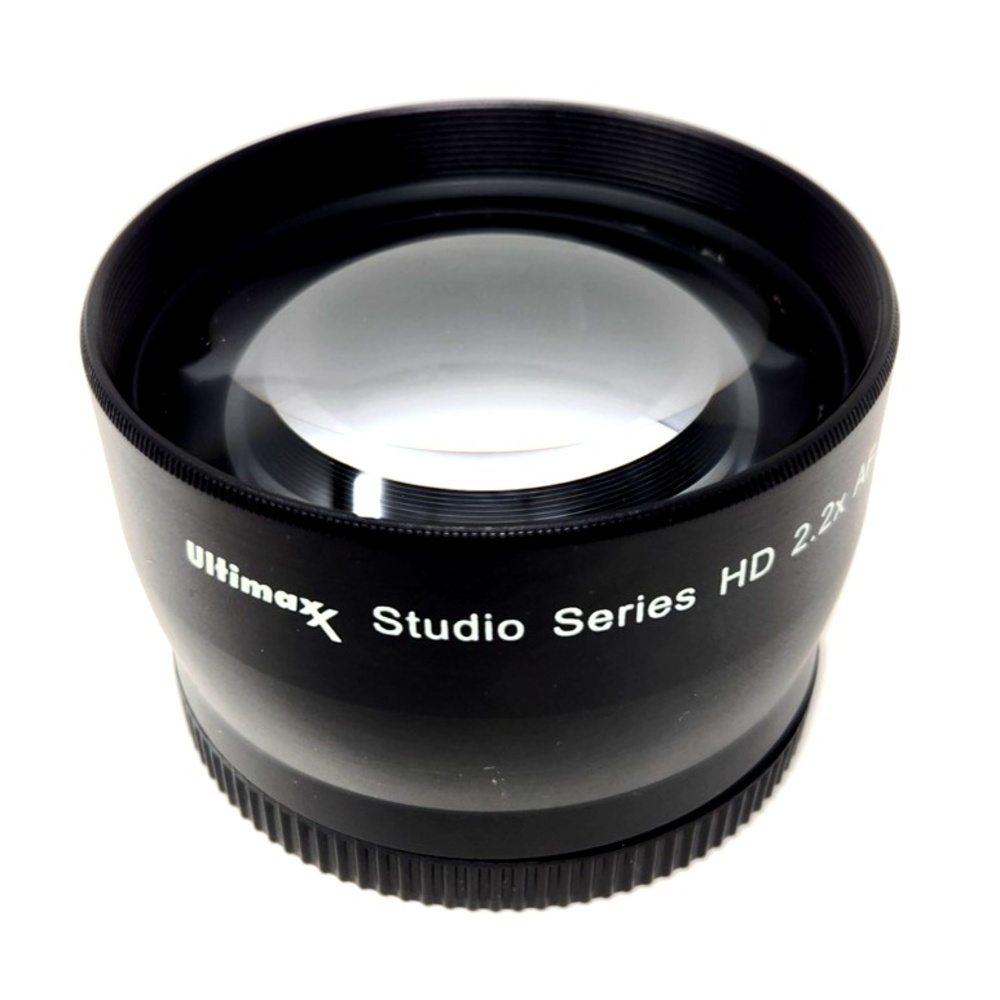 Ultimaxx 58mm 2.2x HD Telephoto Lens Converter Japanese Optics Steel Barrel AF